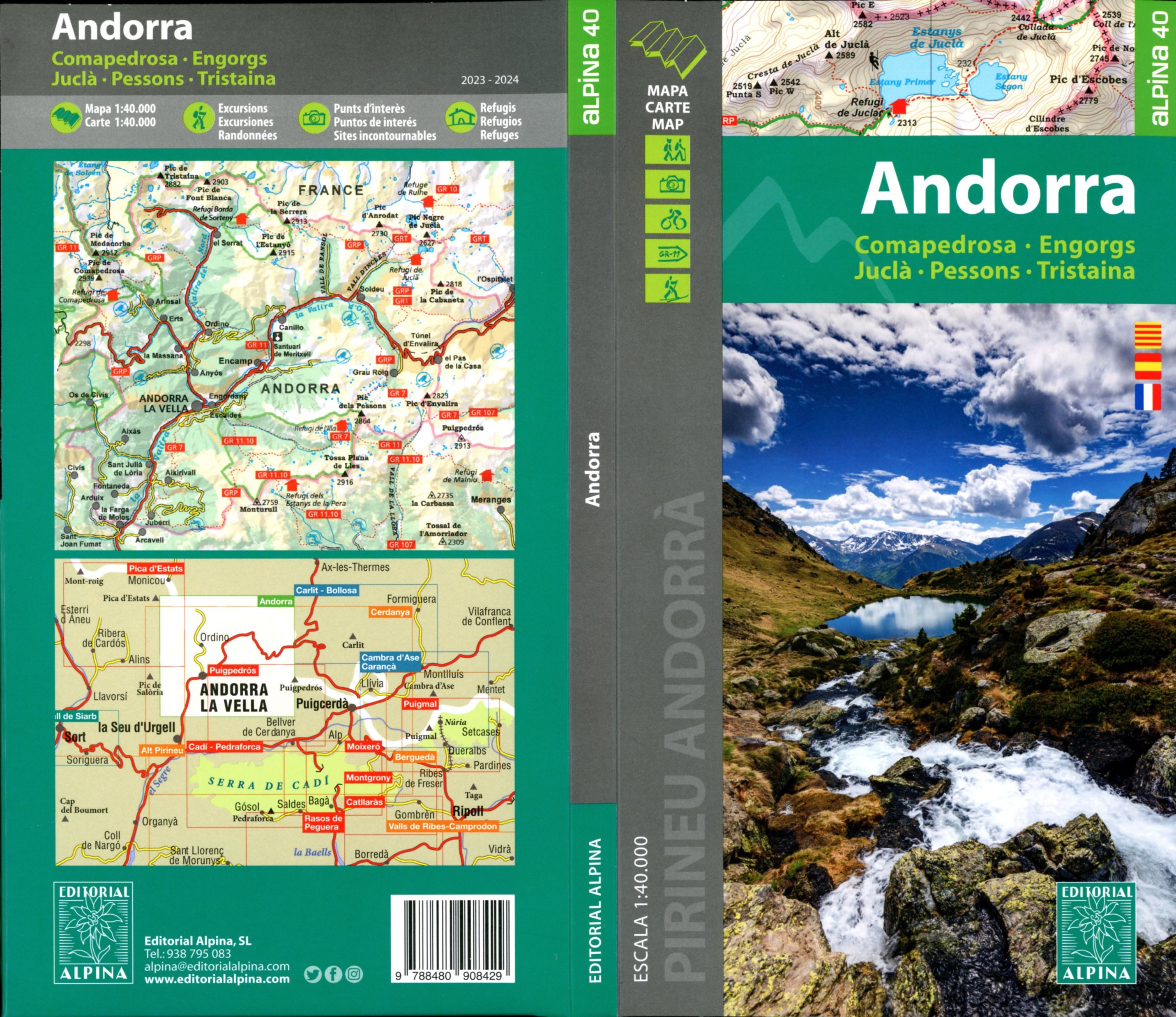 Andorra : Comapedrosa · Engorogs · Juclà · Pessons · Tristaina - Portada